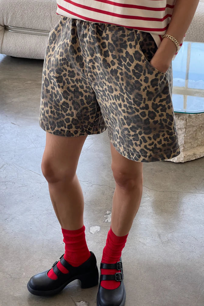 Pre-Order Le Bon Shoppe | City Shorts - Leopard