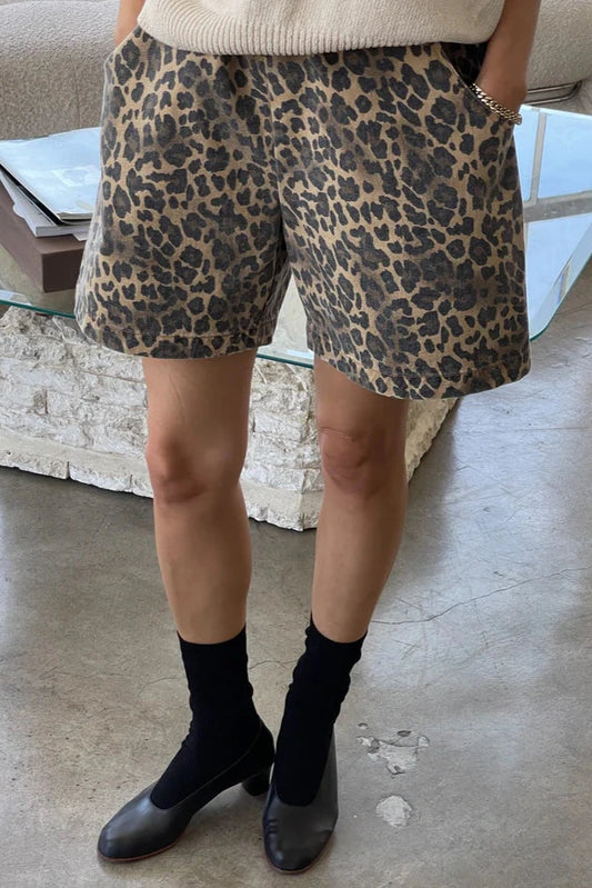 Pre-Order Le Bon Shoppe | City Shorts - Leopard