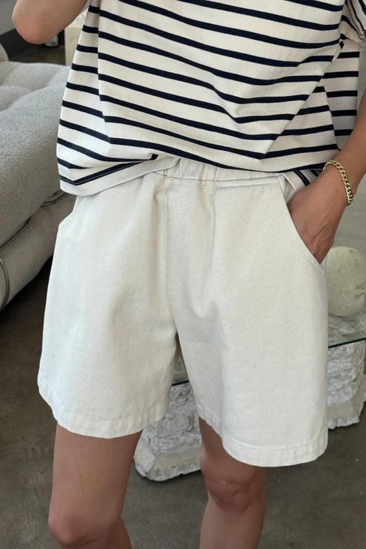 Pre-Order Le Bon Shoppe | City Shorts - Natural