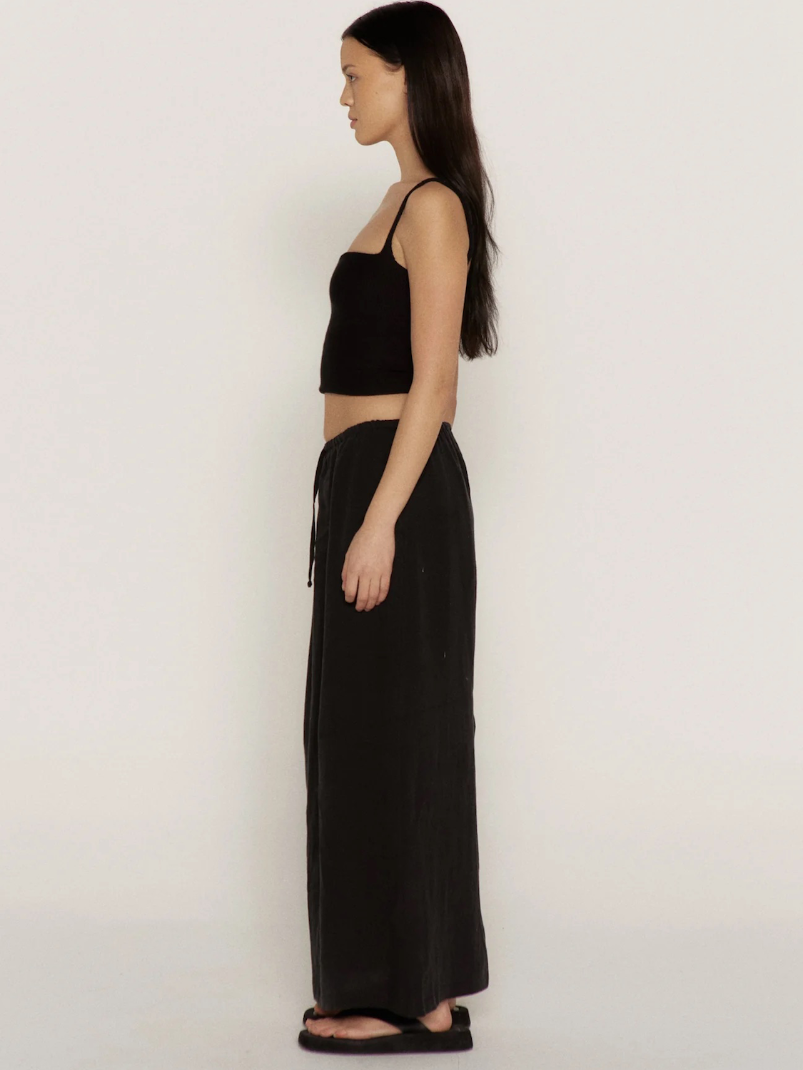 Boheme Goods | the Skirt - Black Linen