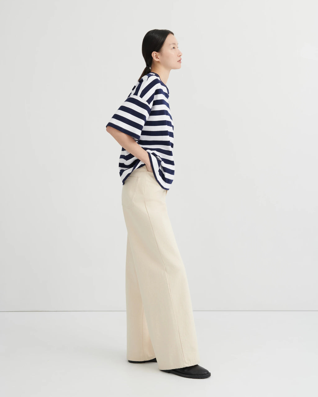 KOWTOW | Oversized Boxy Tee - Stripe