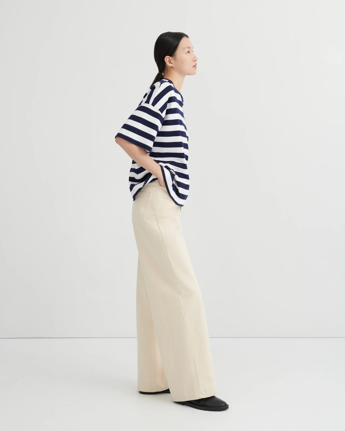 KOWTOW | Oversized Boxy Tee - Stripe
