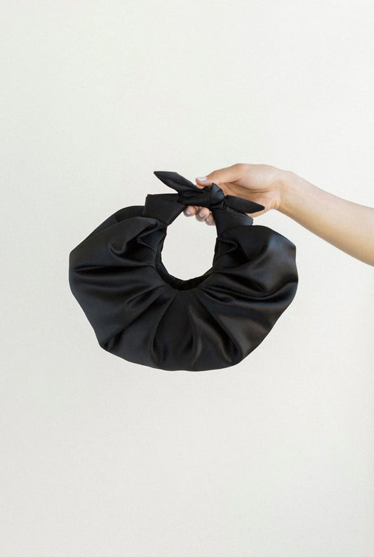 A Bronze Age | Kiku Croissant Bag - Black