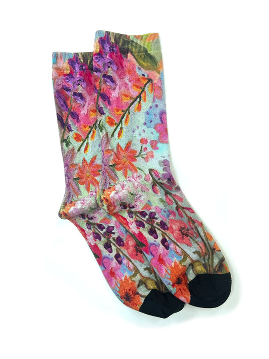 Strathcona | Unisex Bamboo Socks - Foxglove