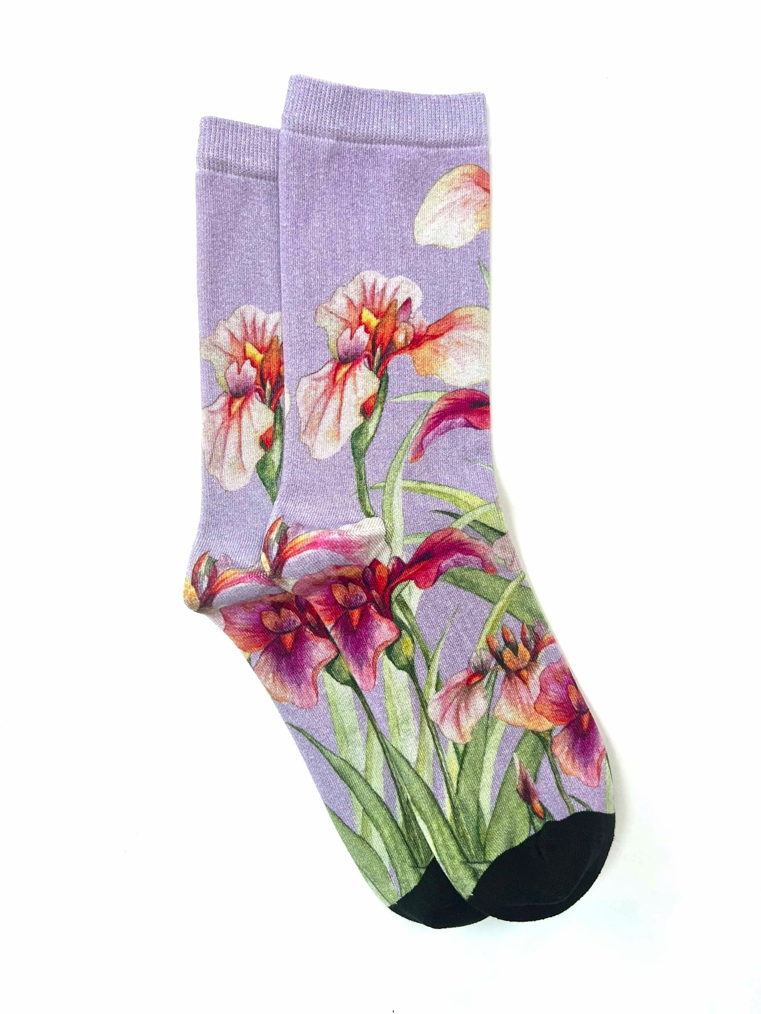 Strathcona | Unisex Bamboo Socks - Blue Sky Iris