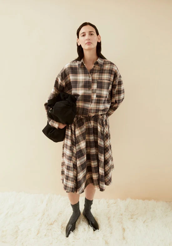 ARMEDANGELS | Nalaani Patched Check Blouse