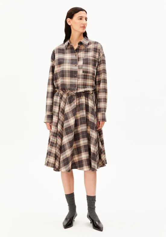 ARMEDANGELS | Nalaani Patched Check Blouse