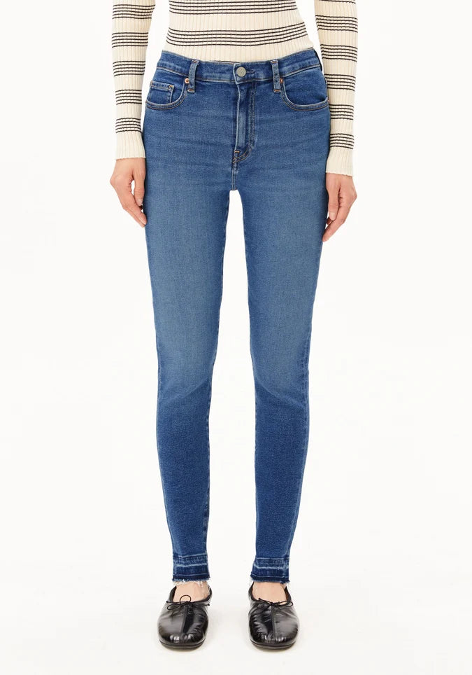 ARMEDANGELS | Tillaa Mid Waist Skinny Jean - Breeze