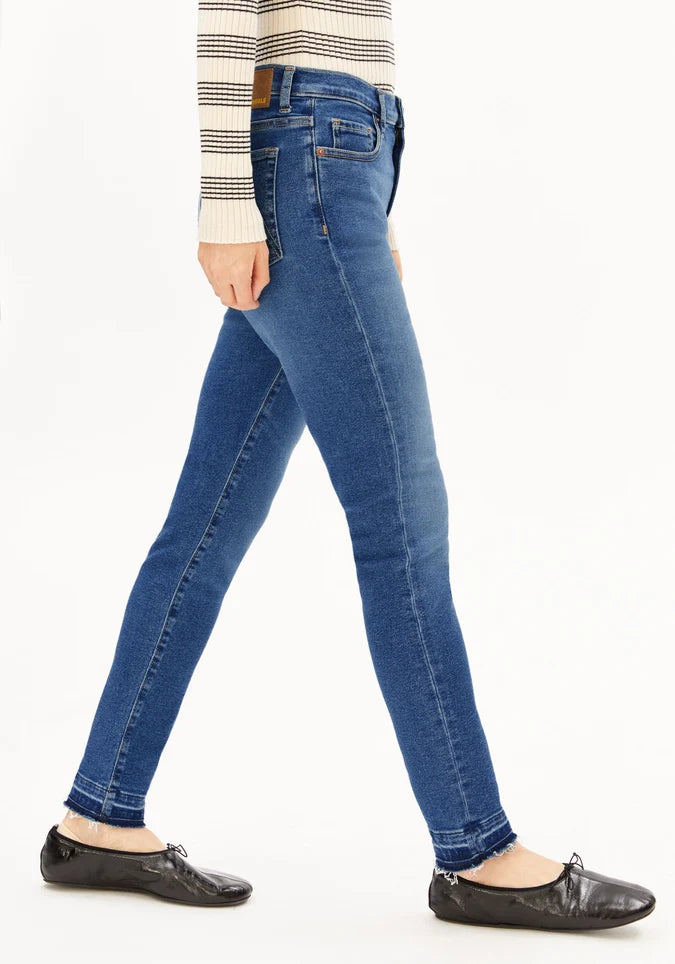 ARMEDANGELS | Tillaa Mid Waist Skinny Jean - Breeze
