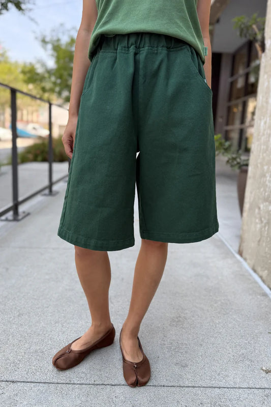 PRE-ORDER | Le Bon Shoppe | Liam Bermuda Shorts - Pine