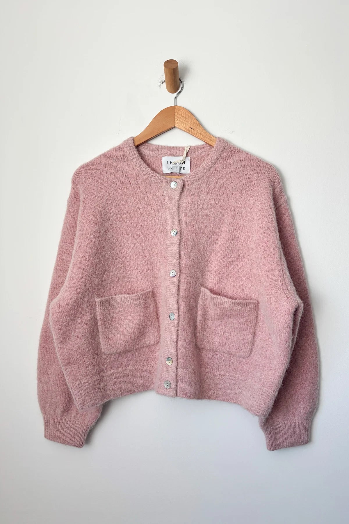 Le Bon Shoppe | Amélie Alpaca Cardigan - Pink Rose