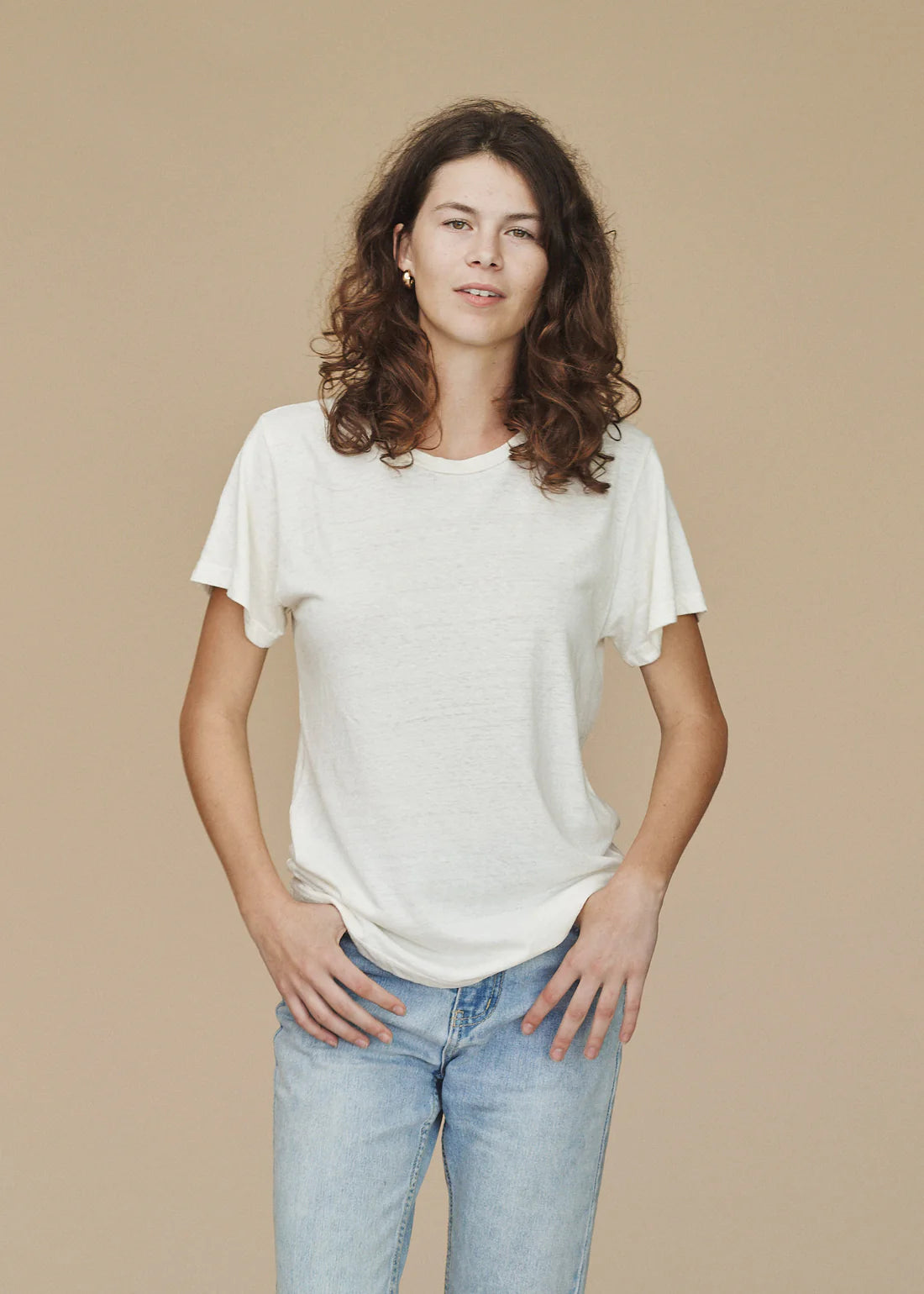 Jungmaven | Lorel Tee - Washed White