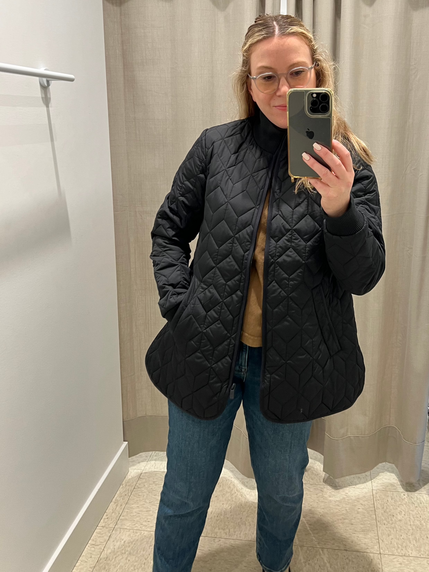 Ilse Jacobsen | Quilted Jacket - Black