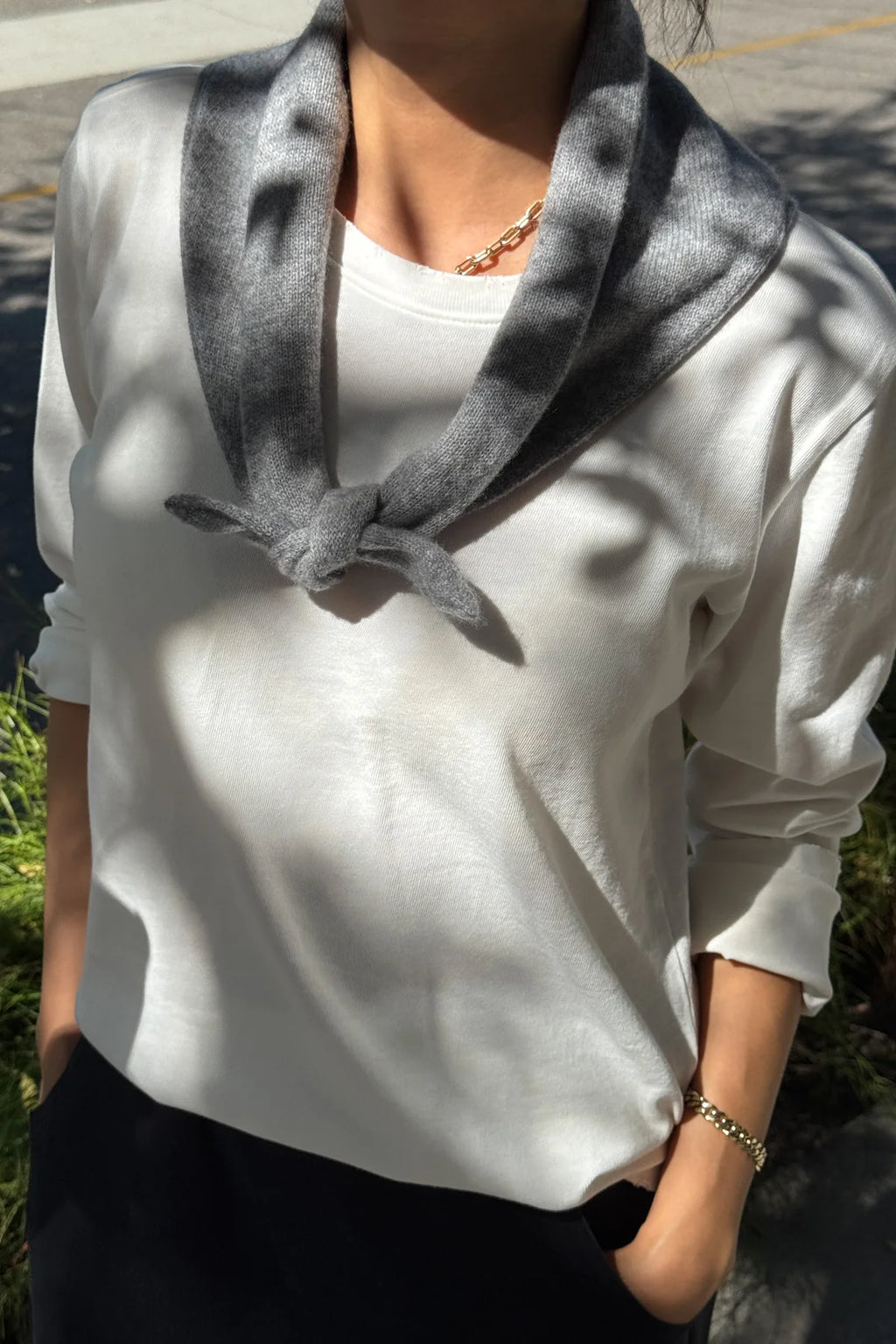 Le Bon Shoppe | Cashmere Bandana - Ht Grey