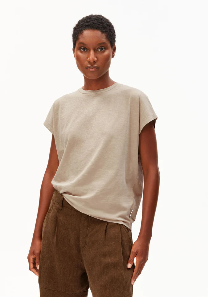 ARMEDANGELS | Slub Jersey T-Shirt - Sandstone