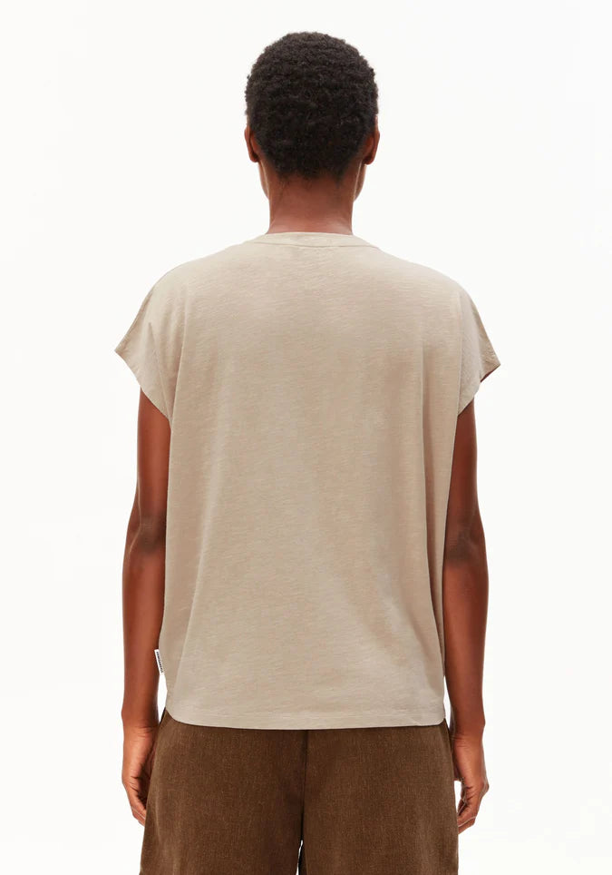 ARMEDANGELS | Slub Jersey T-Shirt - Sandstone