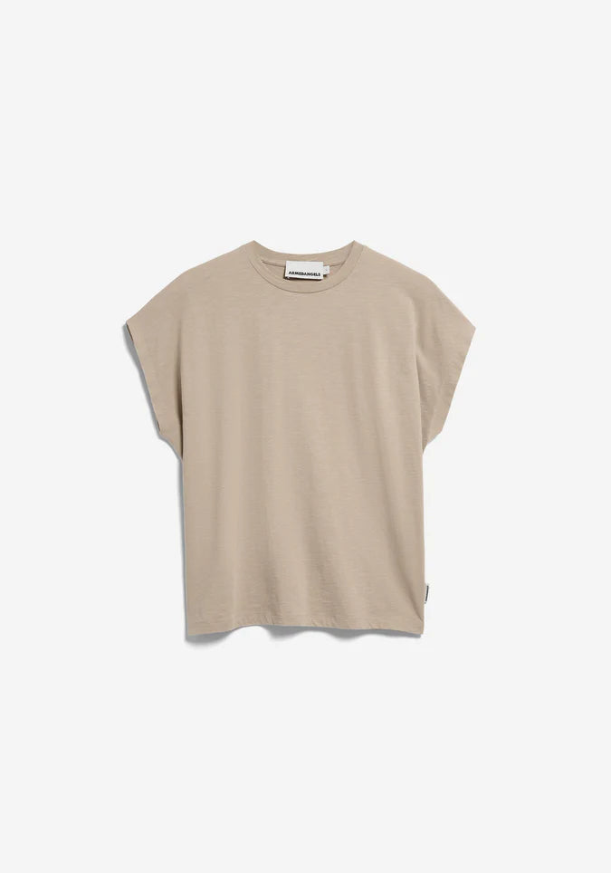 ARMEDANGELS | Slub Jersey T-Shirt - Sandstone
