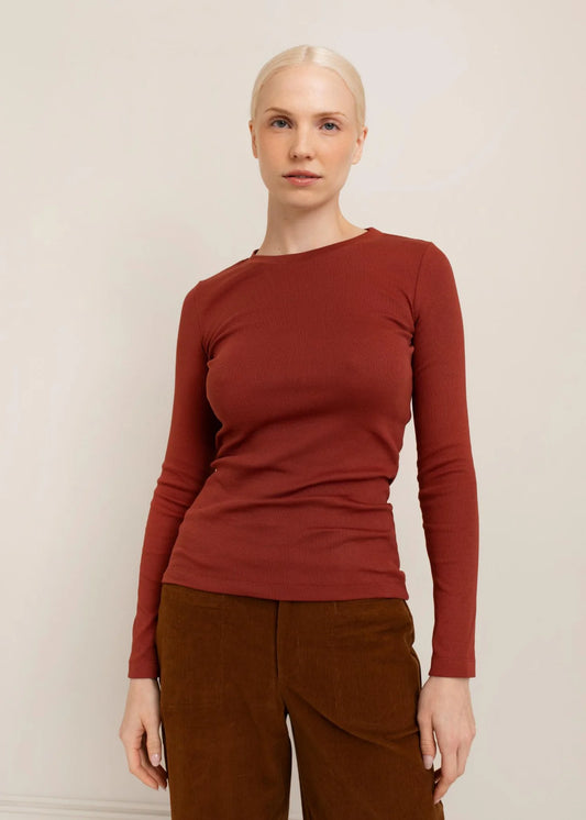 Paper Label | Lisa Long Sleeve - Henna