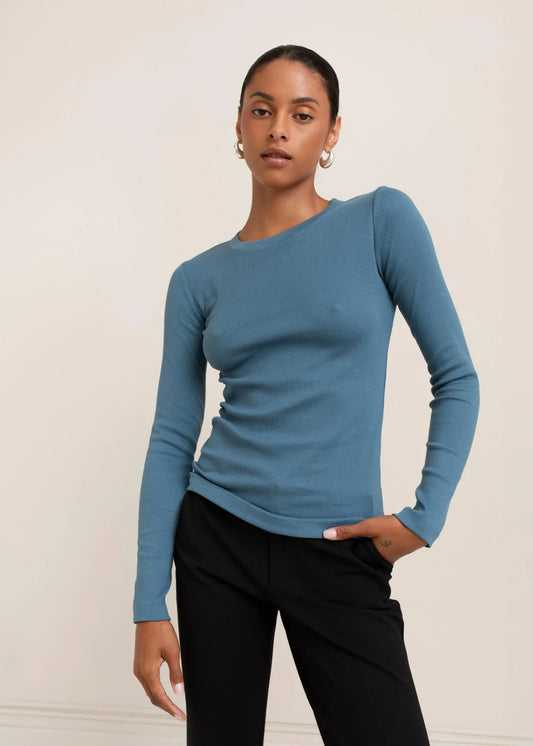 Paper Label | Lisa Long Sleeve - Hague Blue