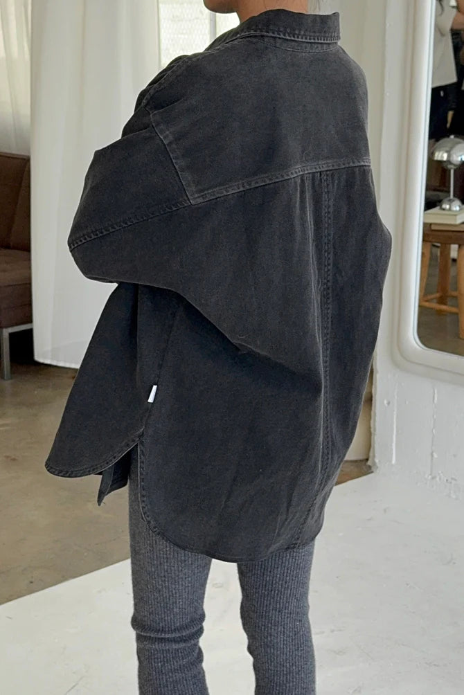 PRE Order Le Bon Shoppe | Theo Jacket - Black Denim