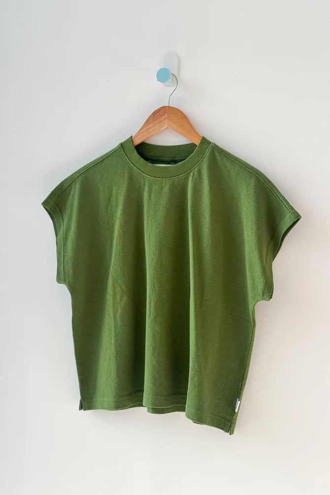 PRE-ORDER Le Bon Shoppe | Jeanne Tee - Collard Green