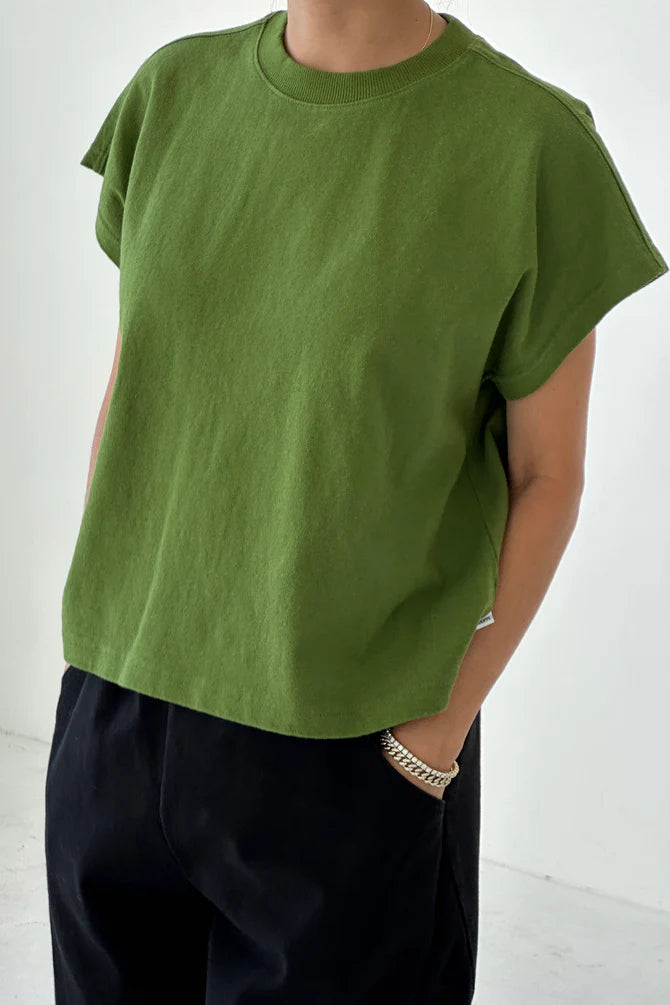 PRE-ORDER Le Bon Shoppe | Jeanne Tee - Collard Green