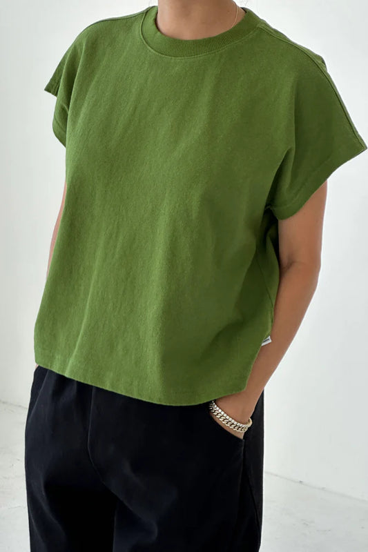 PRE-ORDER Le Bon Shoppe | Jeanne Tee - Collard Green