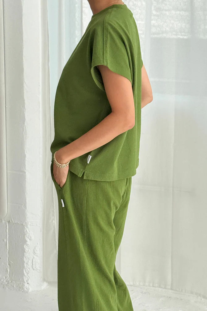 PRE-ORDER Le Bon Shoppe | Jeanne Tee - Collard Green