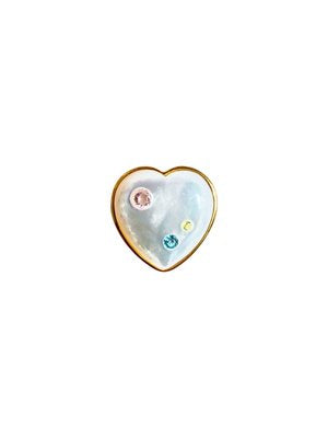 Notte | Heart To Heart Ring - Mother Of Pearl