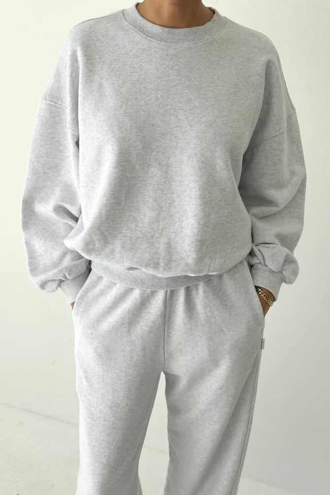 Le Bon Shoppe | French Terry Core Sweatshirt - Icy Grey