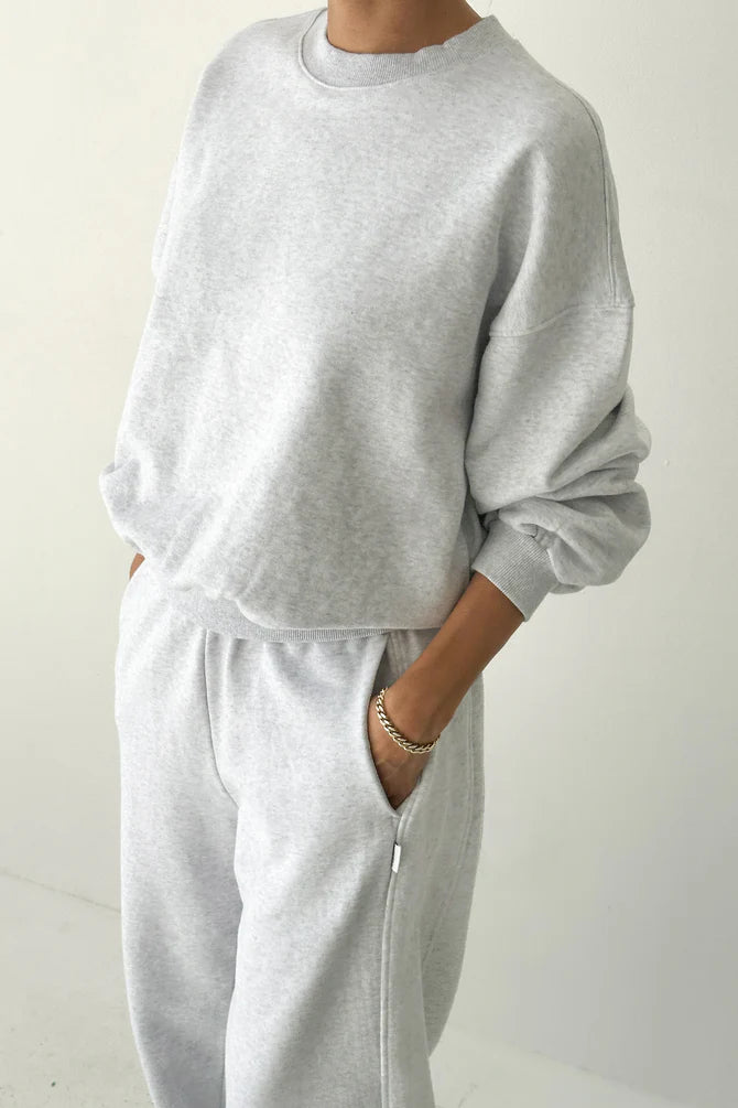 Le Bon Shoppe | French Terry Core Sweatshirt - Icy Grey