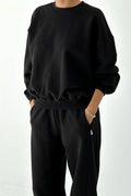 Le Bon Shoppe | French Terry Core Sweatshirt - Black
