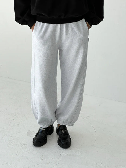 PRE-ORDER Le Bon Shoppe | French Terry Balloon Pants - Icy Grey