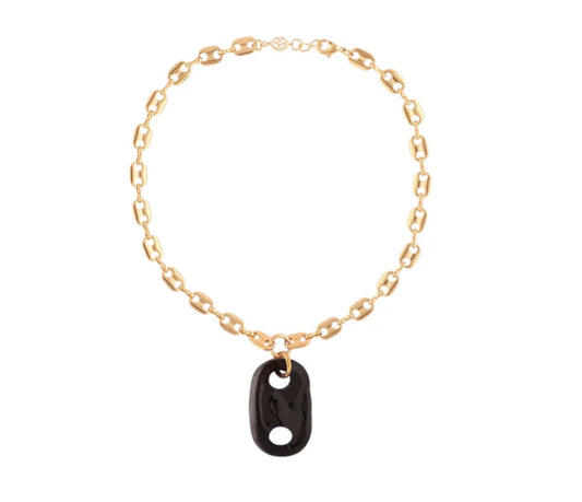 Sandralexandra | Mariner XL Glass Necklace - Black