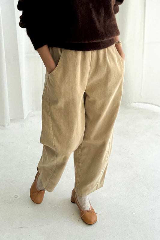 PRE-ORDER Le Bon Shoppe | Corduroy Arc Pants - Khaki
