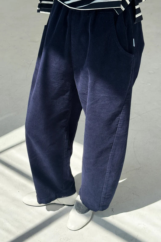 PRE-ORDER Le Bon Shoppe | Corduroy Arc Pants - Navy