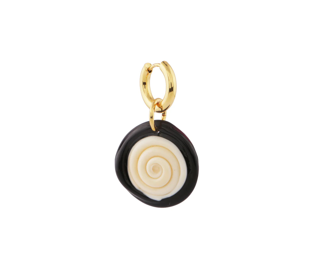 Sandralexandra | Sea Urchin Earing Combo - Black & Ivory