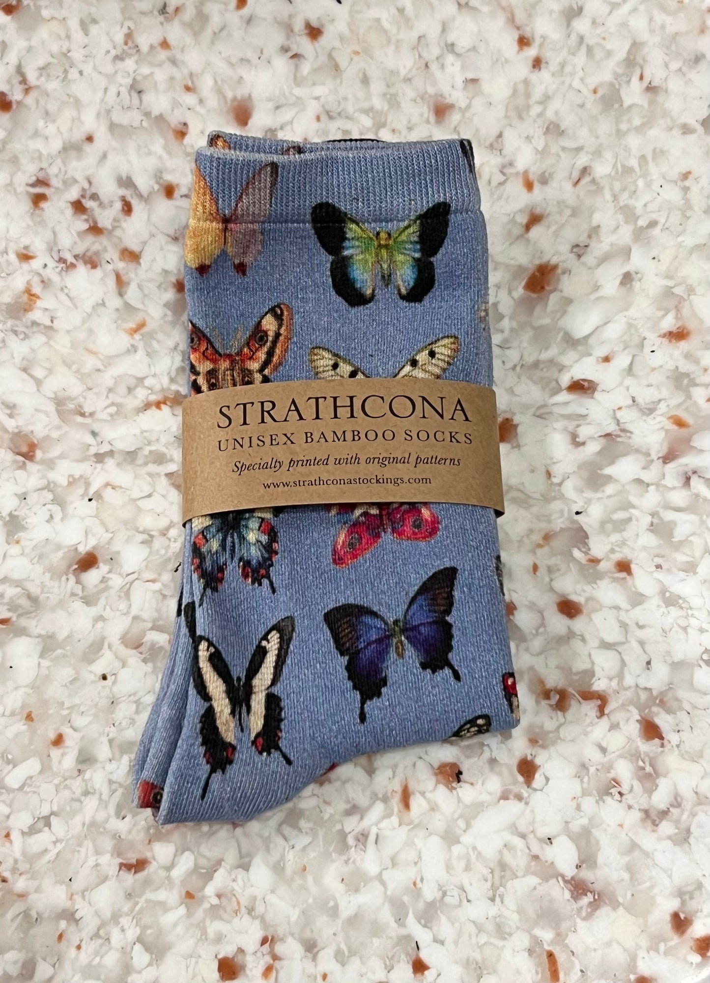 Strathcona Socks | Butterflies