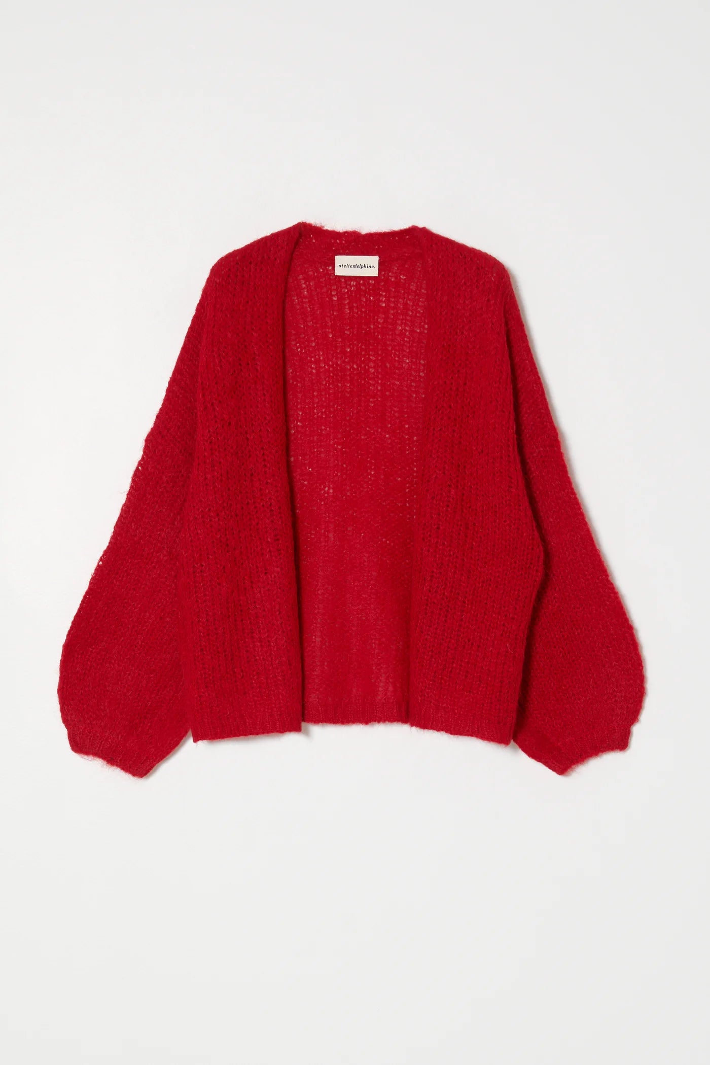 Atelier Delphine | Cora Cardi in Suri Alpaca - Red