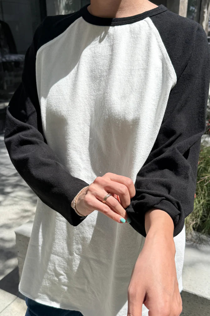 Le Bon Shoppe | Heavy Cotton Raglan Tee - Black