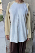 Le Bon Shoppe | Heavy Cotton Raglan Tee - Butter Yellow