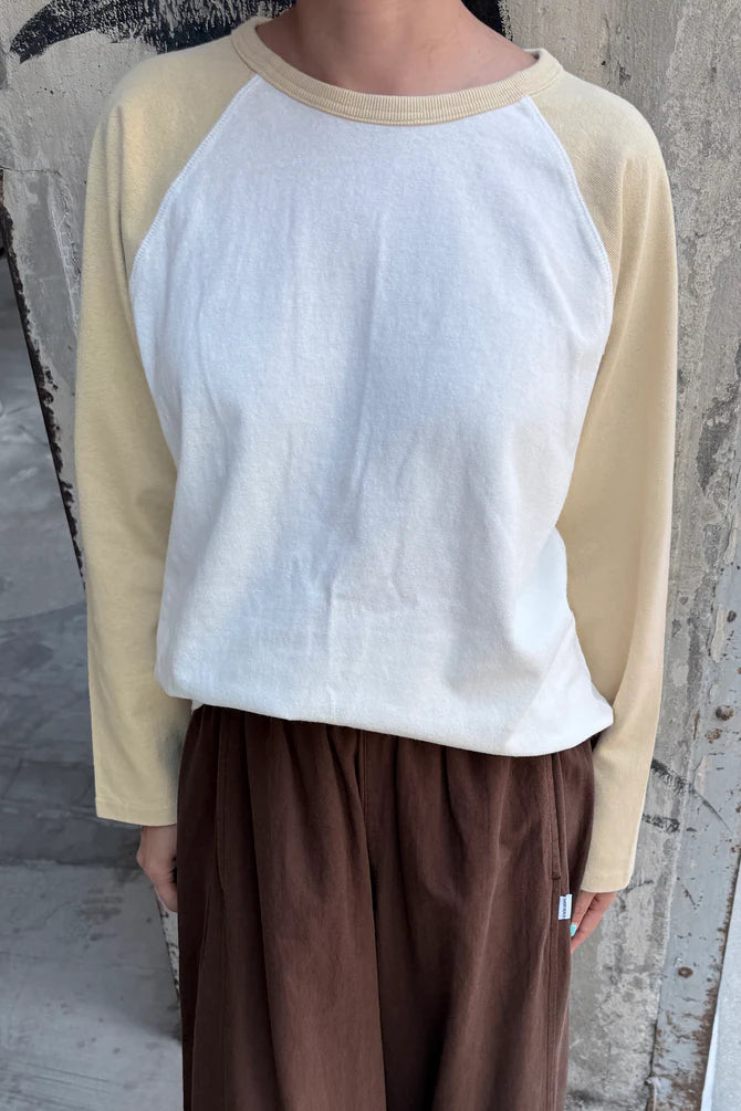 Le Bon Shoppe | Heavy Cotton Raglan Tee - Butter Yellow