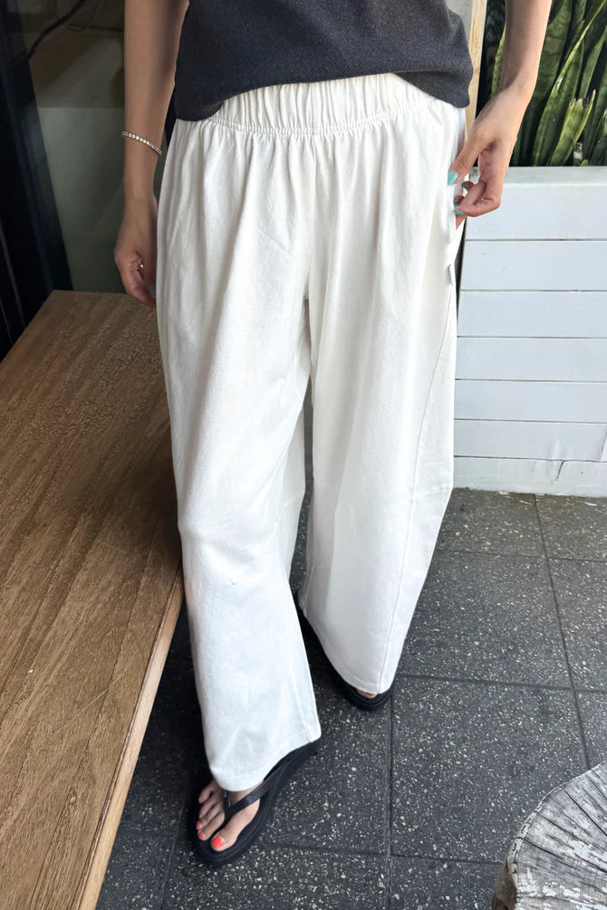 Le Bon Shoppe | Bare Pants - White Cotton