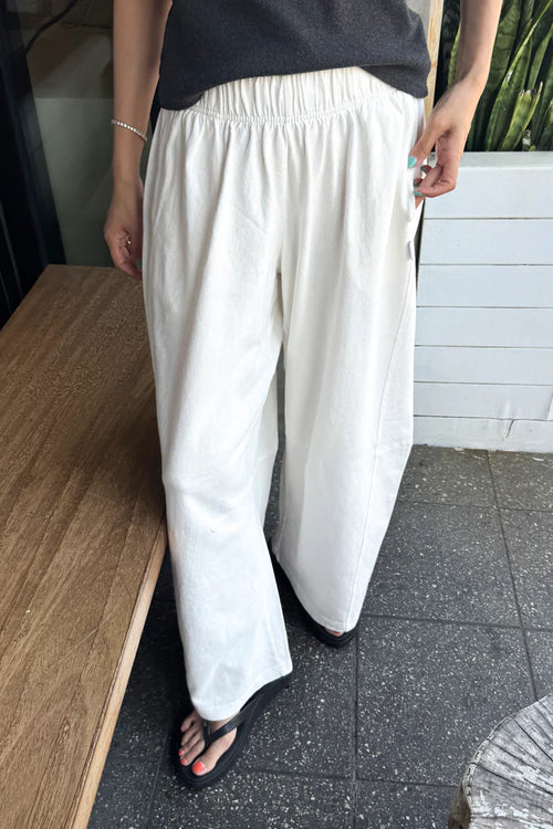 Le Bon Shoppe | Bare Pants - White Cotton
