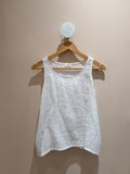 Naïf | Soleil Top - Linen Gauze-White