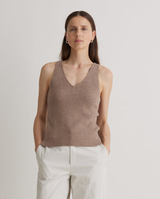 Yerse | Rib Top - Mink