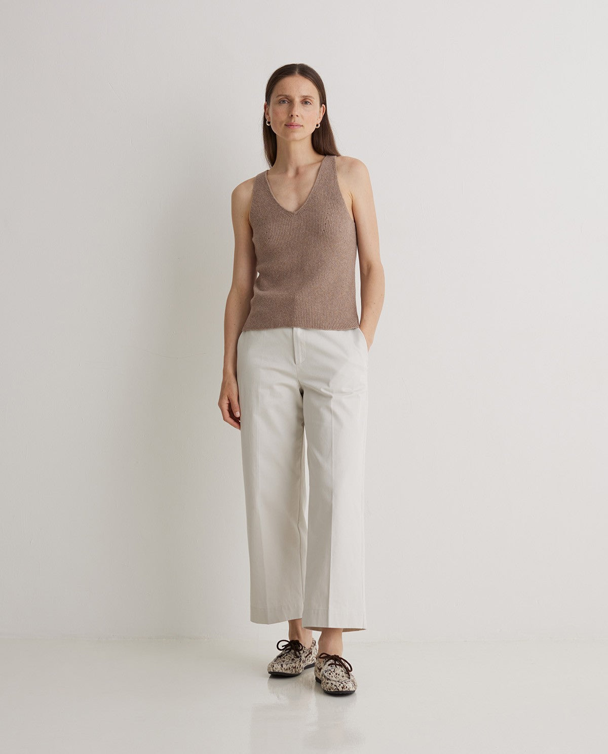 Yerse | Rib Top - Mink