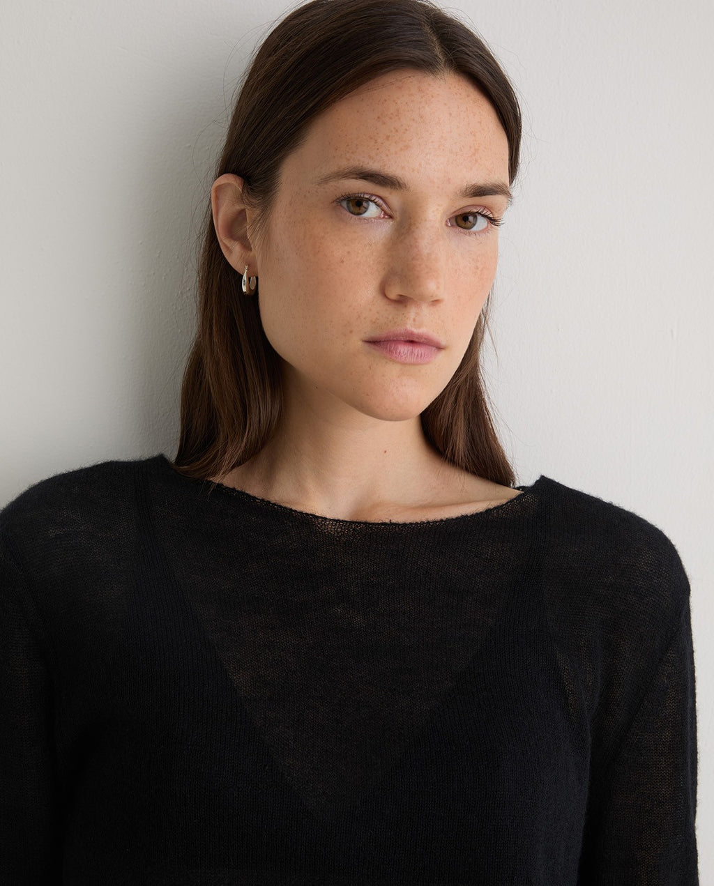 Yerse | Jumper Boat Neck Black