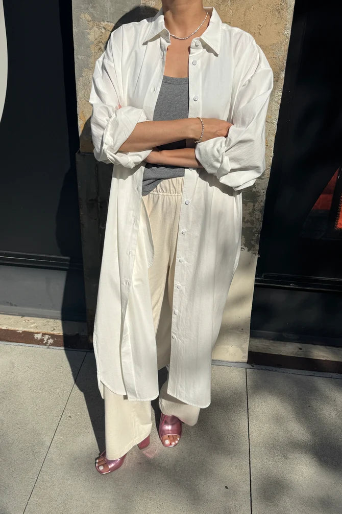 Le Bon Shoppe | Artist Long Shirt - White