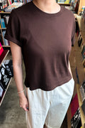 Le Bon Shoppe | Airy Darling Tee - Dark Cacao